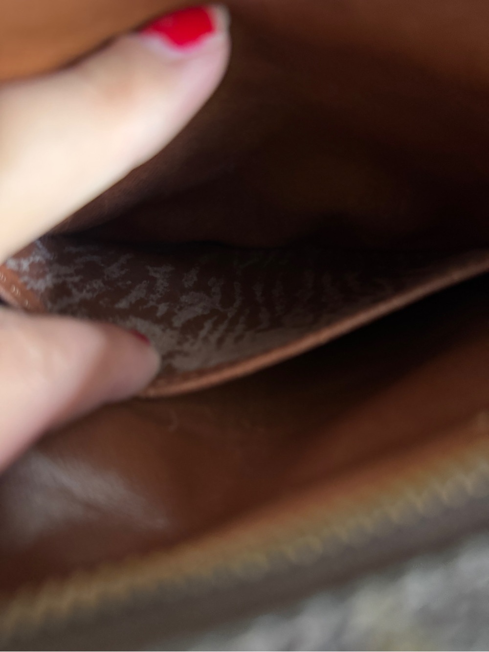 Louis Vuitton Monogram Messenger Bag in Brown and Tan - Picture 8 of 9